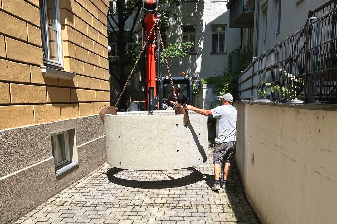 Referenzbild für Kanalbau