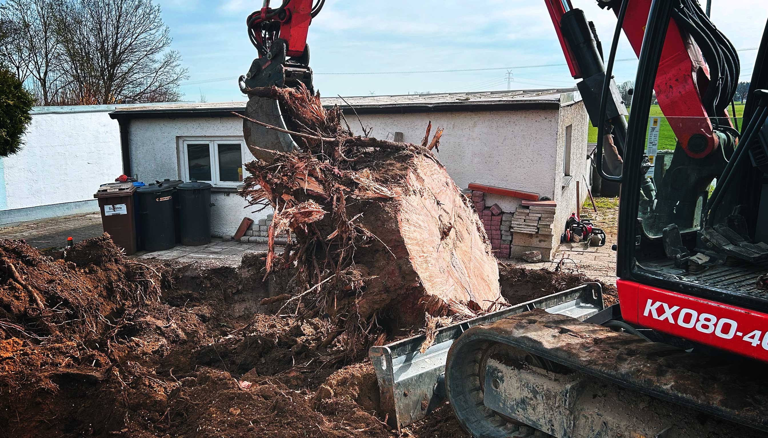 Bild von Arbeitern beim erdbau