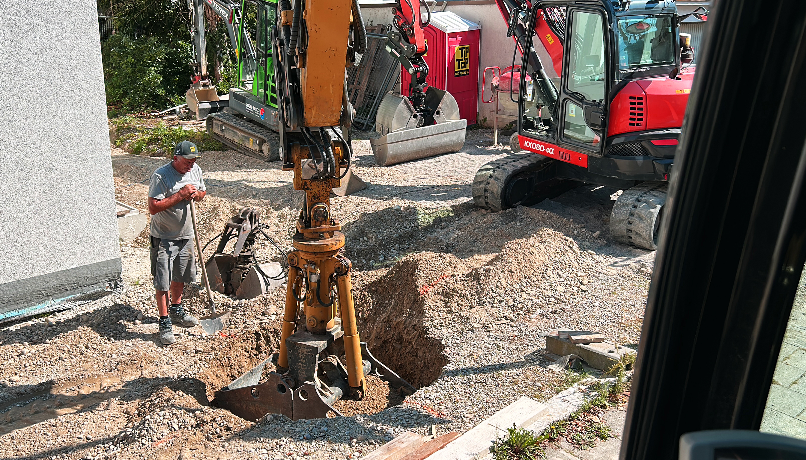 Bild von Arbeitern beim grundwasser_senkung